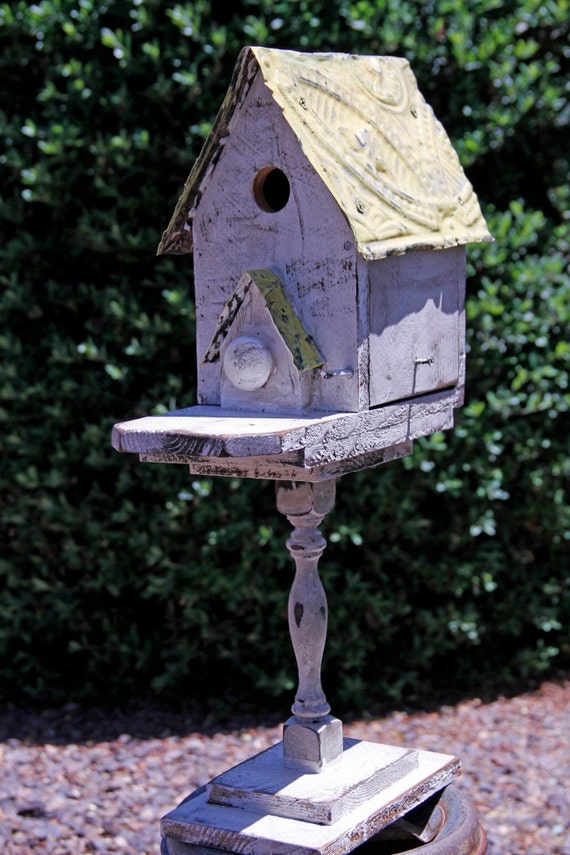 Items similar to Vintage bird house, Victorian bird house, Shabby chic ...