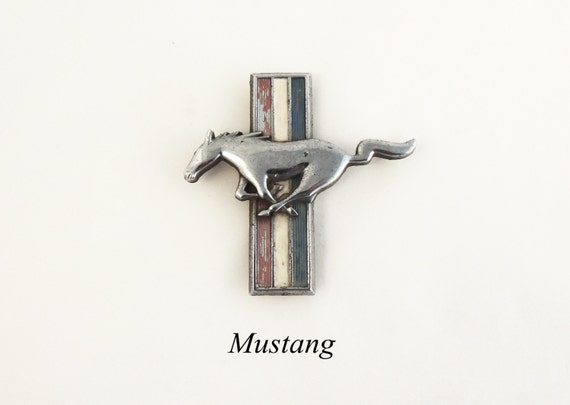 Ford Mustang Emblem Original FoMoCo Tri-Bar by LaLindaArtStudio