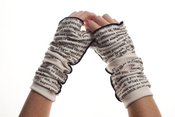 Pride and Prejudice Writing Gloves