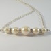 Wedding Jewelry, Bridal Jewelry, Bridal Necklace, Pearl Necklace, Bridal Jewelry Set, Bridesmaid Jewelry, Wedding Necklace, Ivory Pearl