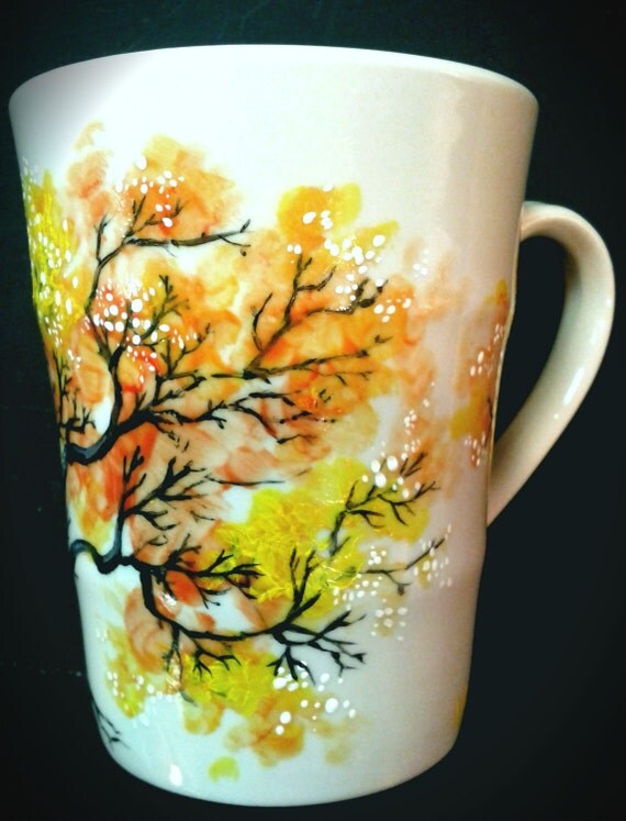 Inspired hand painted mug