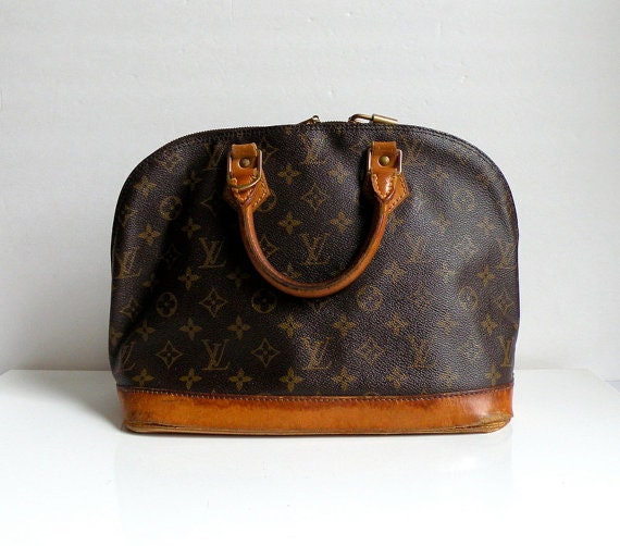 Items similar to Vintage Authentic Louis Vuitton Alma Bag w/ flaws on Etsy
