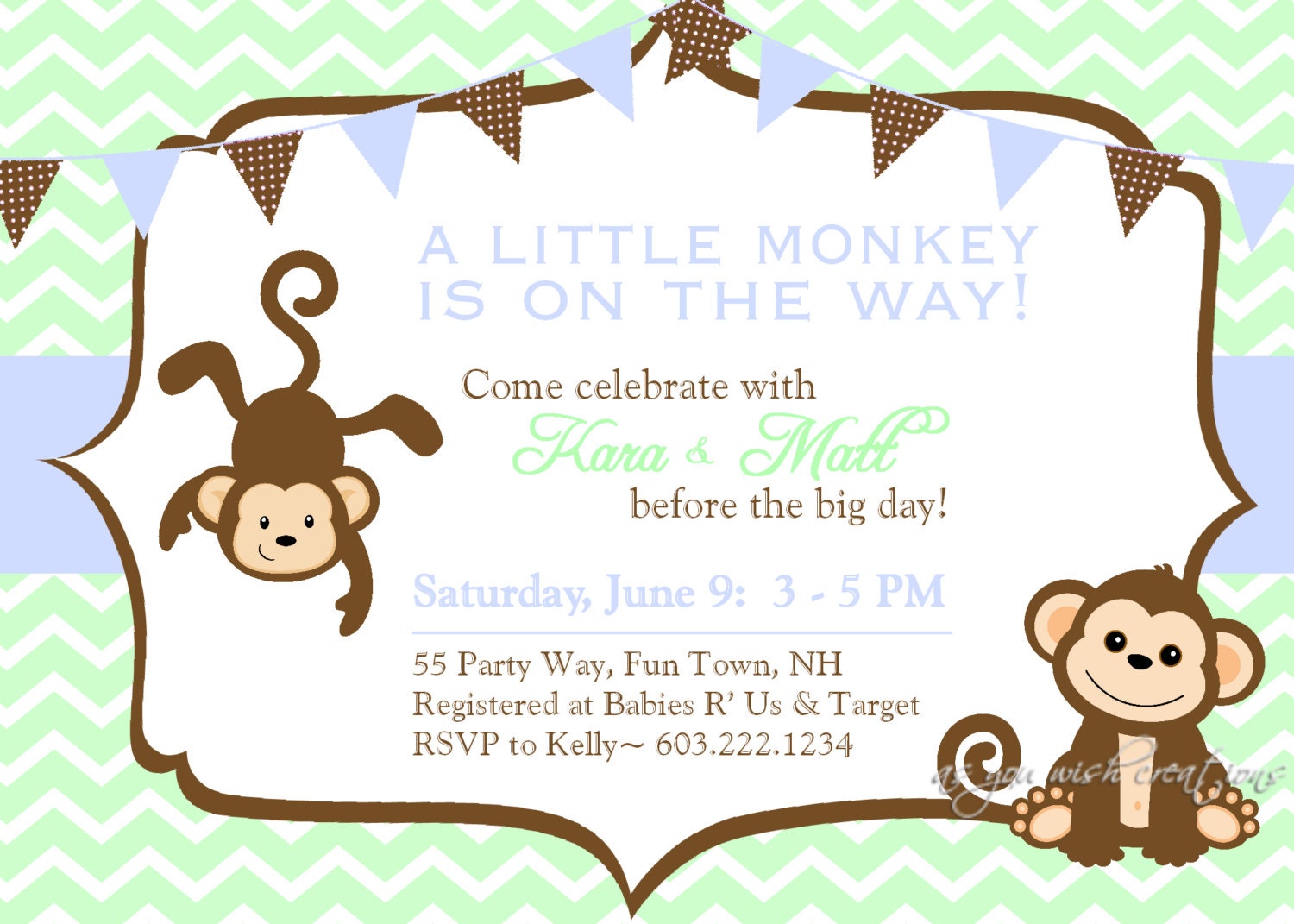 Monkey Invitations For Boys 10