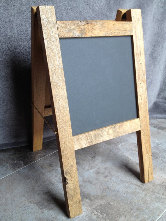 Rustic Chalkboard Easel 5