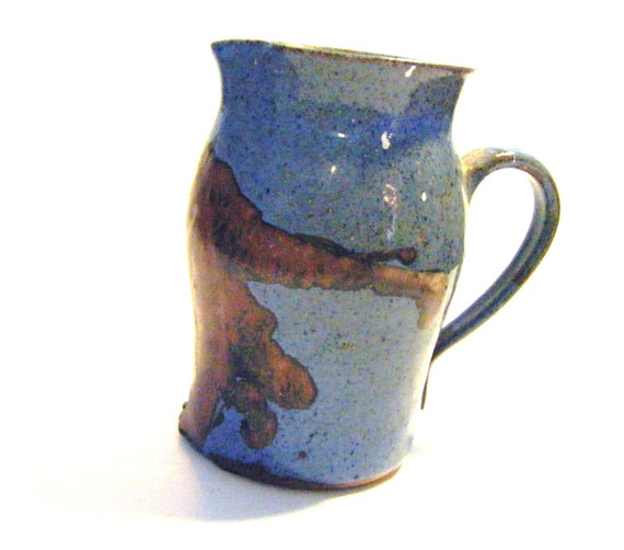 One Of A Kind Fletcher Art Pottery Stoneware Pitcher Signed