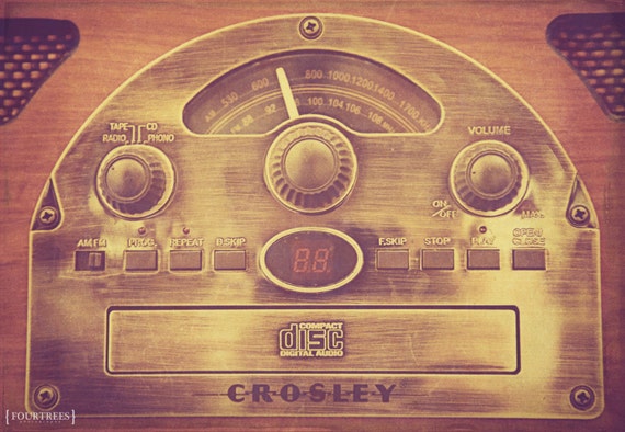 Items similar to Crosley Love 8x12 Vintage record player 