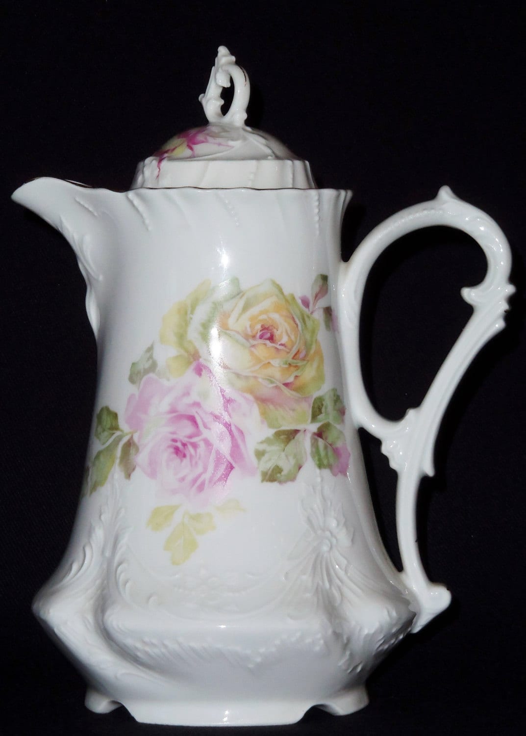 Vintage/Antique C.T. Germany Porcelain Chocolate Pot Carl