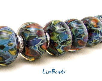 SRA Handcrafted Borosilicate Artisan Lampwork Bead Set - TREASURE DIVE