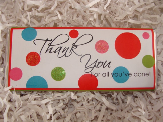 Quotes That Say Thank You Candy Bar. QuotesGram