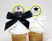 Graduation Cupcake Toppers - SHE DID IT Printable Il_170x135