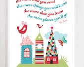 Items similar to Dr Seuss Quote Wall Art Print on Etsy