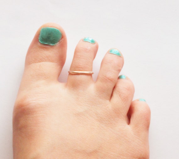 Adjustable Sterling Silver Toe Ring Simple Toe Ring