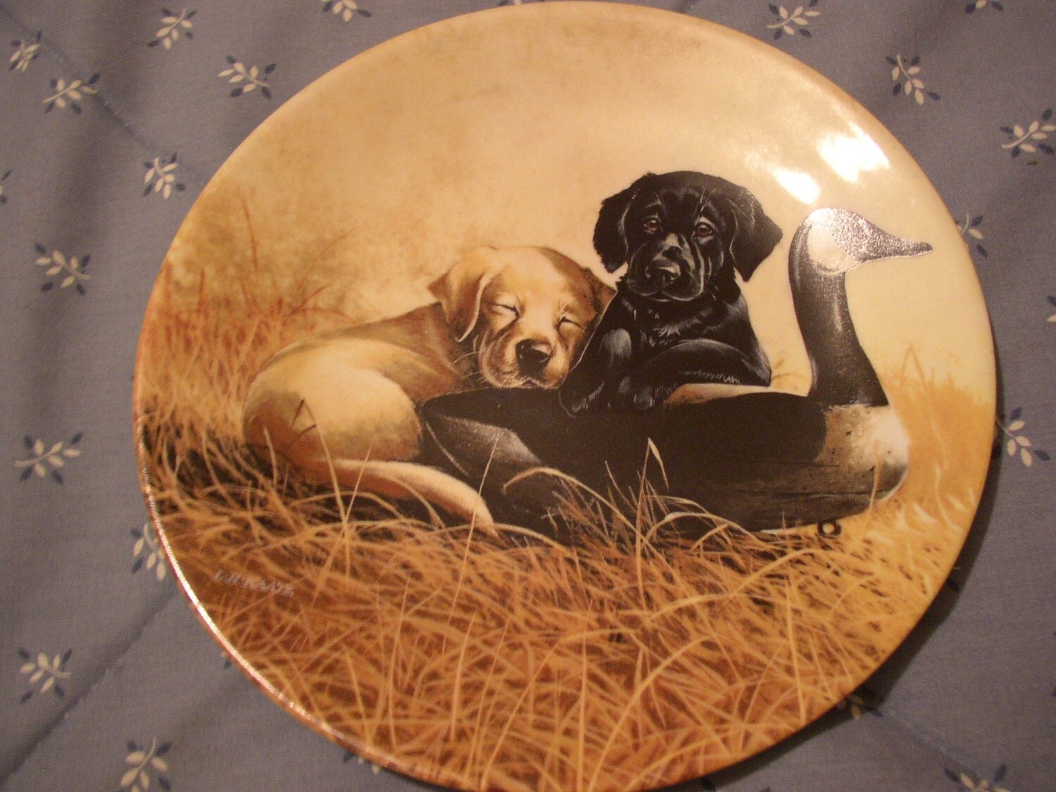 Knowles Collectible Dog Plate