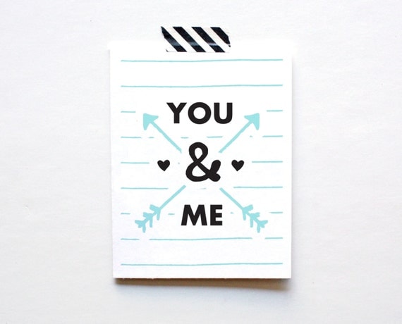 Friendship Card, You and Me, Thinking of You