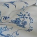 Tablecloth Willow Pattern Embroidery Blue and White Chinoiserie