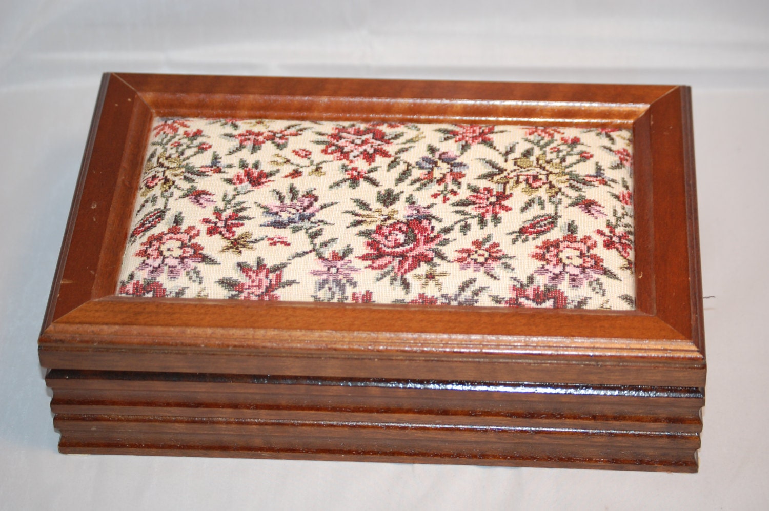 Vintage Tapestry Jewelry Box Haute Juice