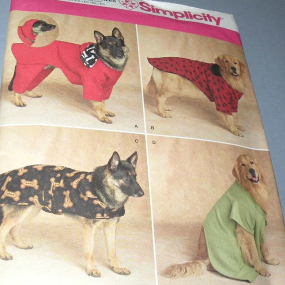Pattern For Extra Large Dog Coat | simplicity dog coat pattern extra large size coats uncut and Pattern For Extra Large Dog Coat | simplicity dog coat pattern extra large size coats uncut and