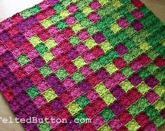 Colorful Crochet Blanket Pattern, Flying Colors