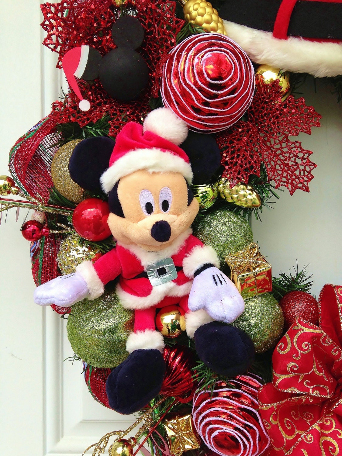 Mickey Mouse Christmas Wreath