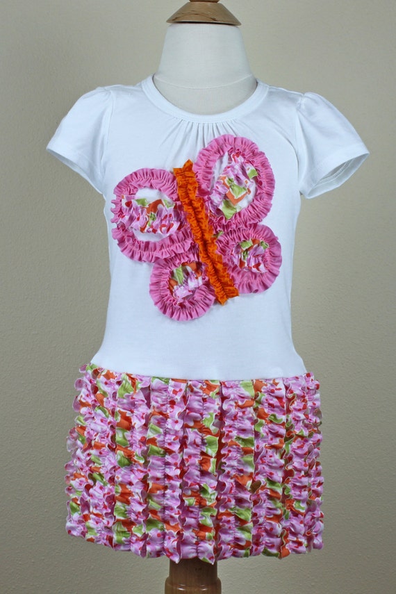 4th of July ruffle  t  shirt  dress  toddler girl pattern  pdf 