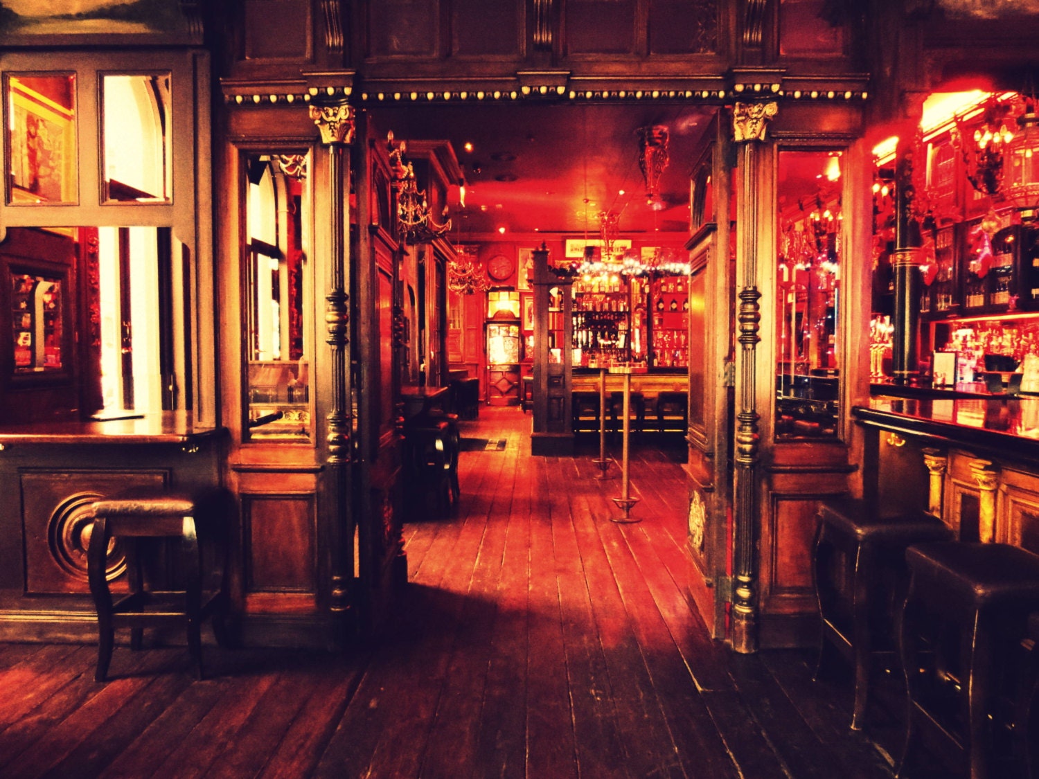 Ireland Pub Photography Rustic Western Wood by CandyMountainPhotos