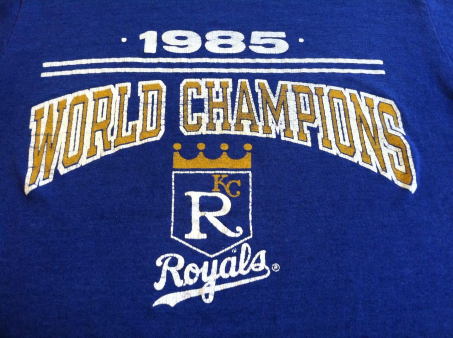 Vintage 1985 ROYALS T-shirt/ Original World Champions KANSAS