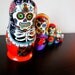 dia de los muertos nesting dolls