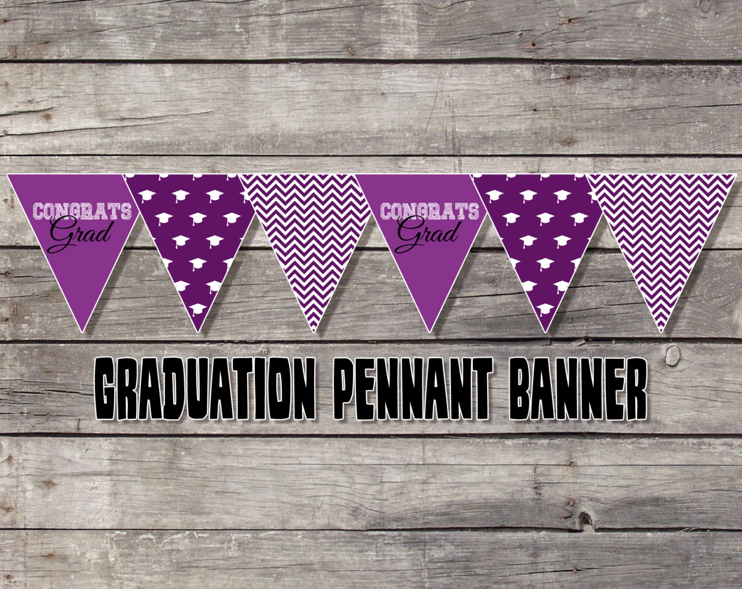 Graduation Banner Party Decorations Printable By PricklyPress