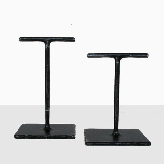 Items similar to Mini Fabricated Steel T Stand (Set of 2 ...