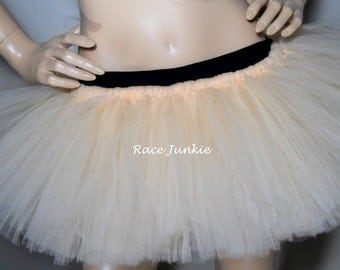 Beige Tutu Choose your own colors. (9 inch) Color run tutu