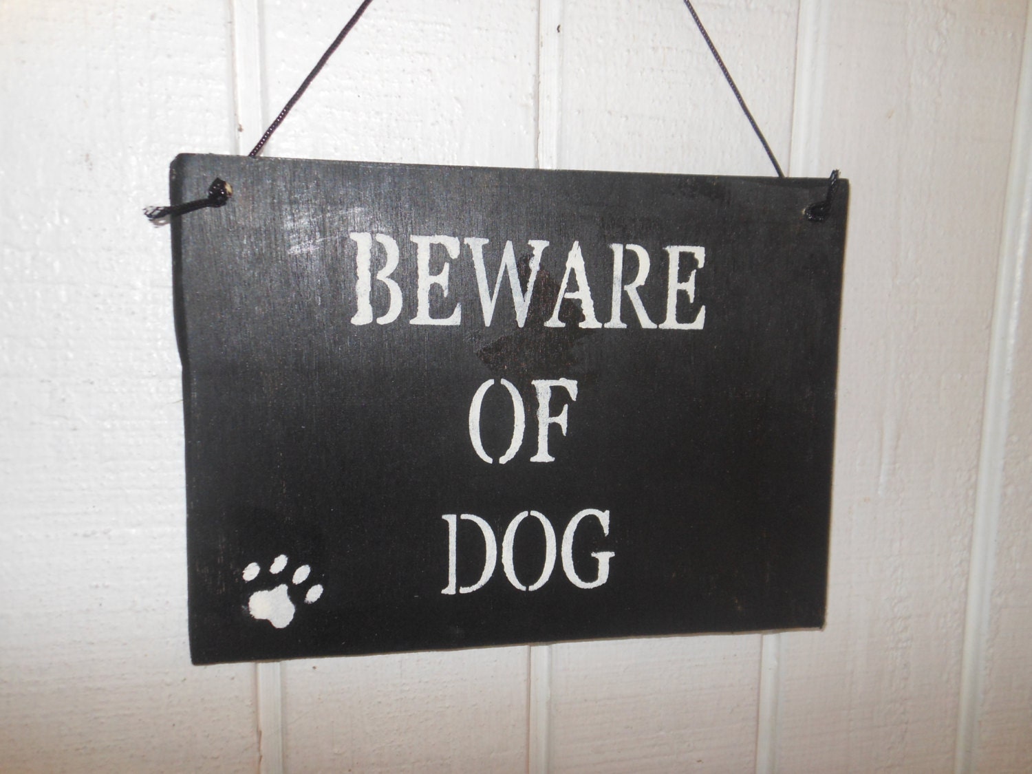 Dog Beware Of Dog Door Sign