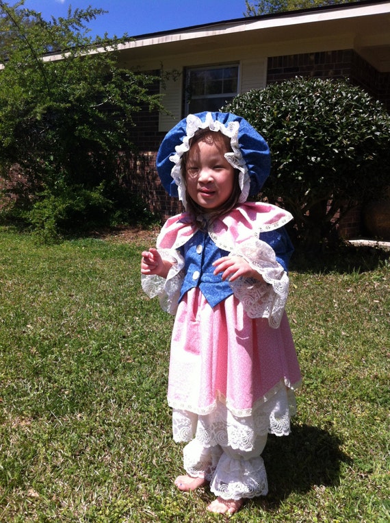 READY To SHIP Mother Goose 3Piece Costume Child Sz 2/3T