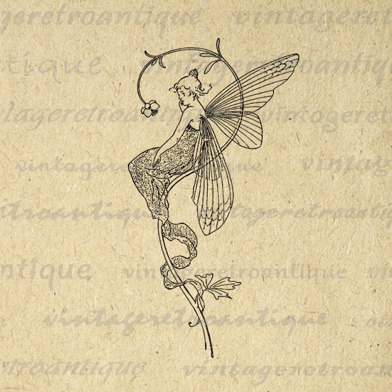 Fairy Graphic – Vintage Retro Antique