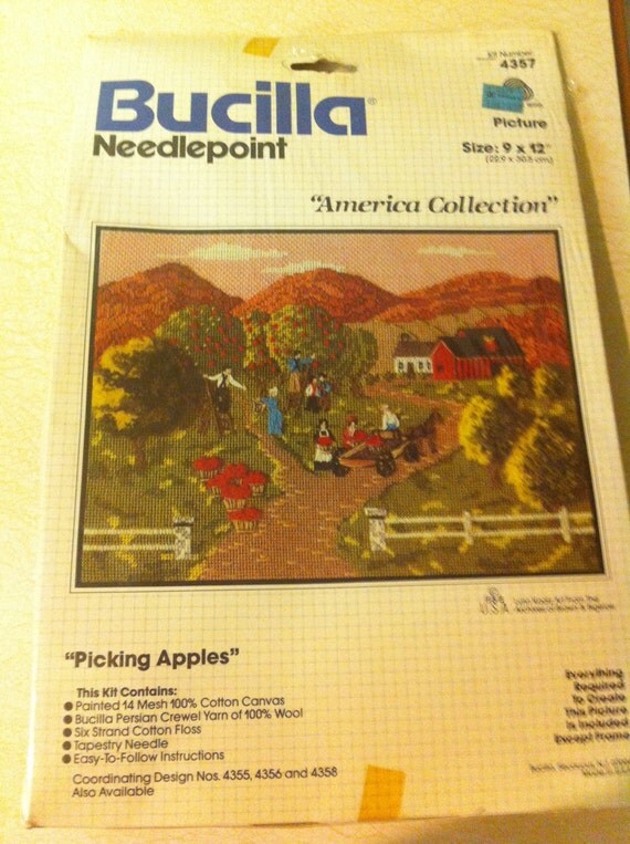 Bucilla Needlepoint Kit American Collection by MichellesHouse