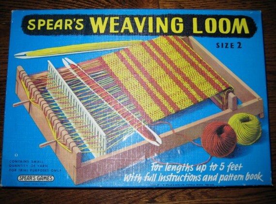 Vintage Spear's Games Weaving Loom Size 2 Made in England