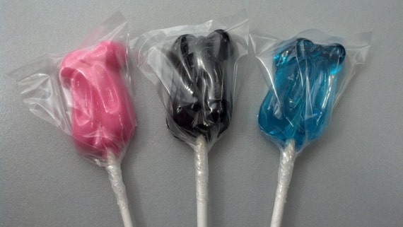 1 dz Hard Candy Ballet Shoes Shaped Lollipop Party Favors w/