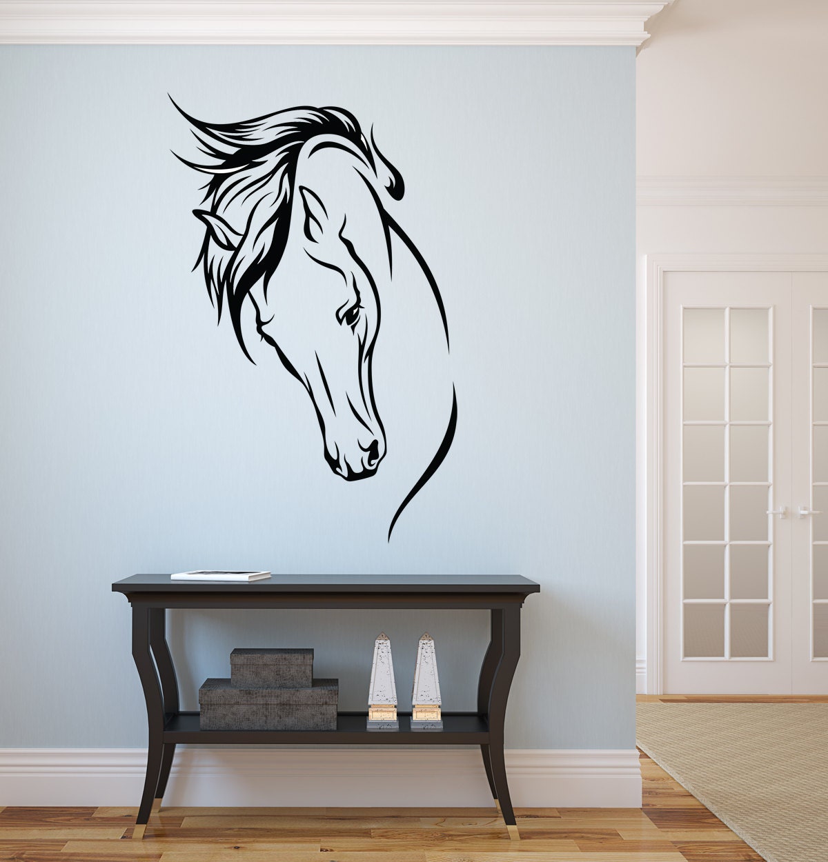 Horse vinyl wall decal graphics 29x45 by StickerHog on Etsy