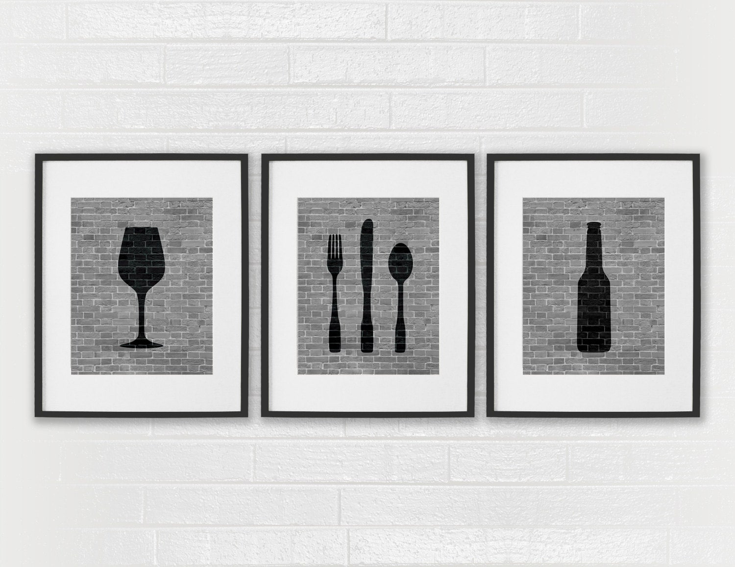 Black And White Prints For Dining Room