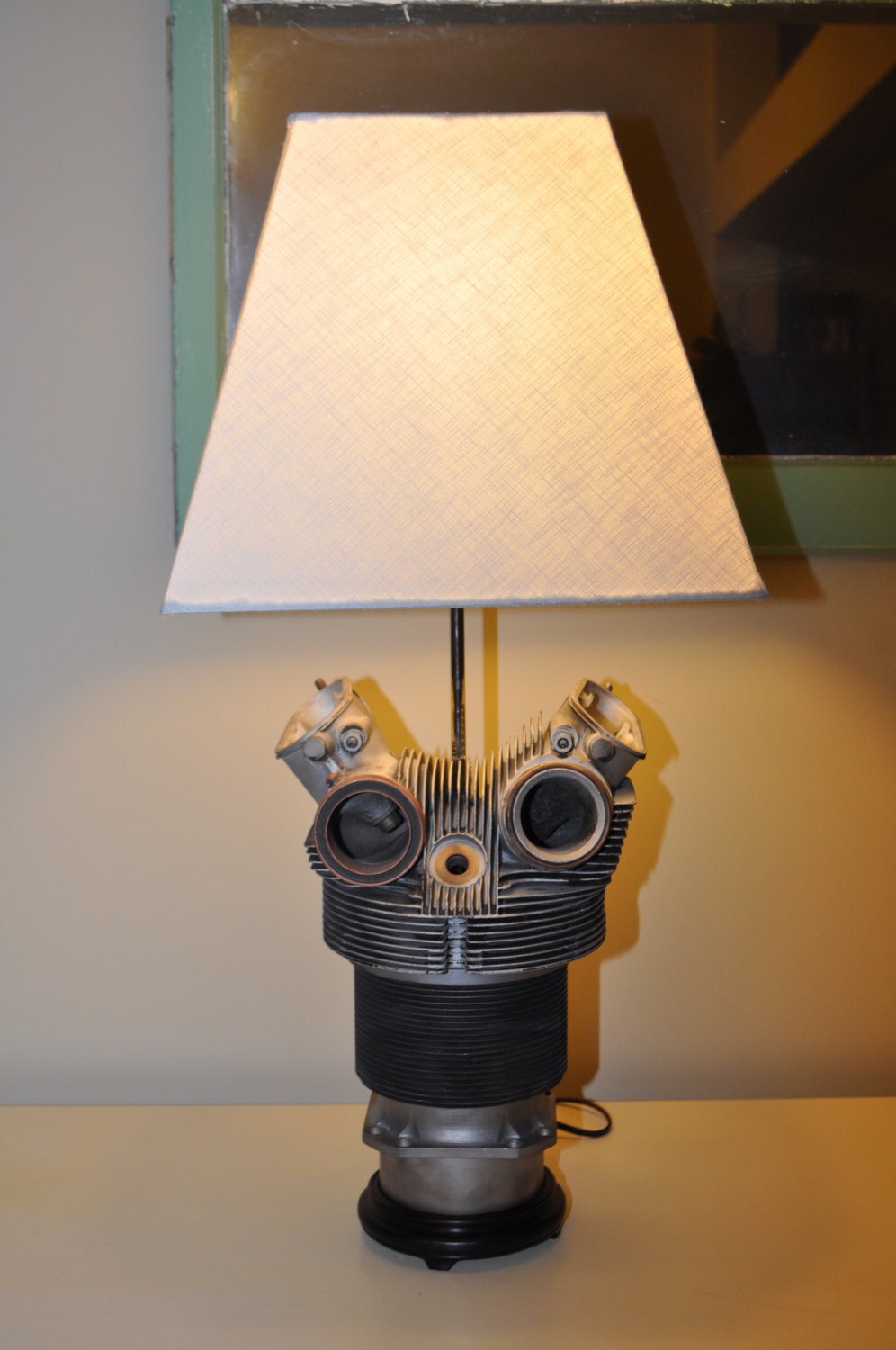 SALE Airplane Radial Engine Cylinder Lamp