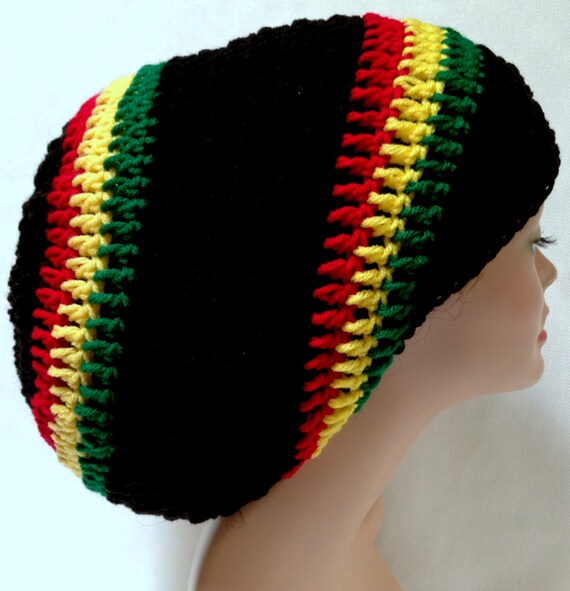Large/XL Crochet Dreadlocks Rasta Tam by Africancrab on Etsy