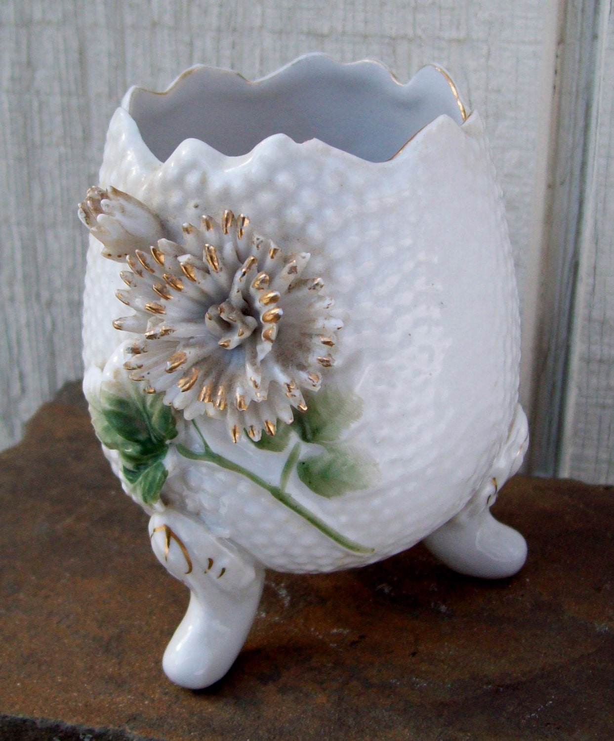 Vintage Floral Easter Egg Cup Japan by Raidersoflostloot on Etsy