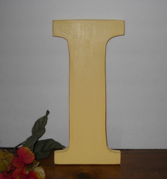 Items similar to Wall Letter IWooden LetterRustic LettersDistressed