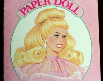 Vintage Barbie Paper Doll from the 80s.