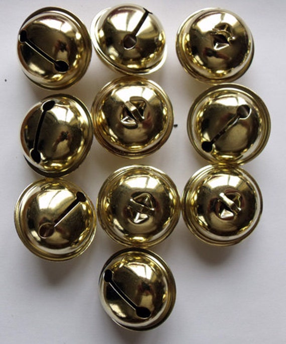 10 large 35mm Traditional Hawk Brass Bells Native Amerian