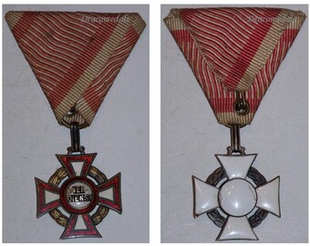 AUSTRIA austriaco 1849 medaglia d'argento al merito Croce