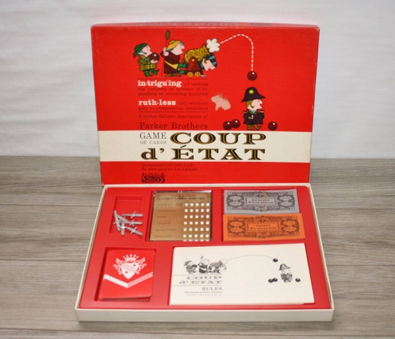 Items similar to VINTAGE COUP D'ETAT Board Game. 1966 French Retro ...