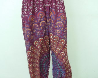 Harem Trouser Baggy Loose Genie Harem Pants Trouser jumpsuit Yoga Boho ...