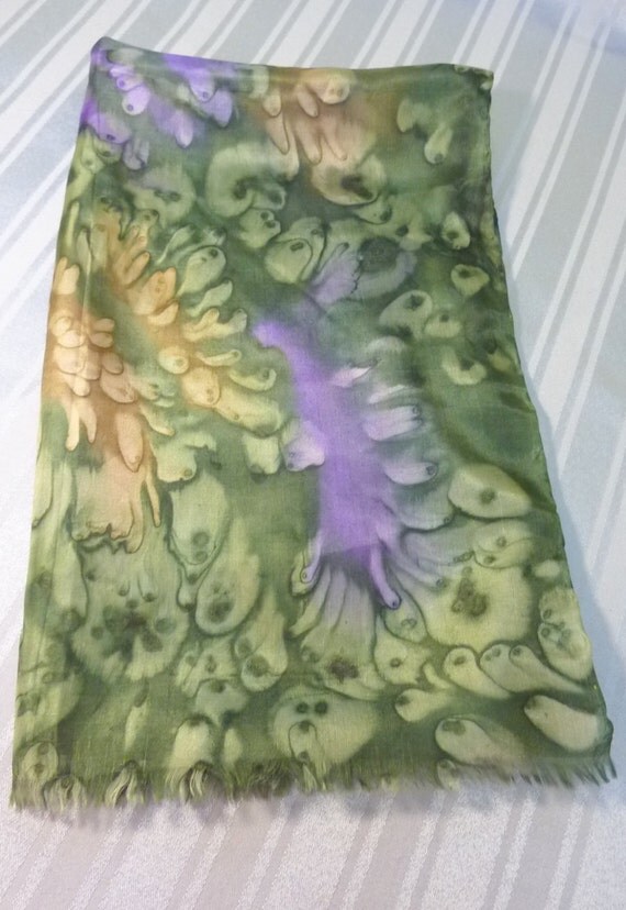 vintage silk scarf made in turkey by kokon ltd abstract vintage silk scarf made in turkey by kokon ltd abstract
