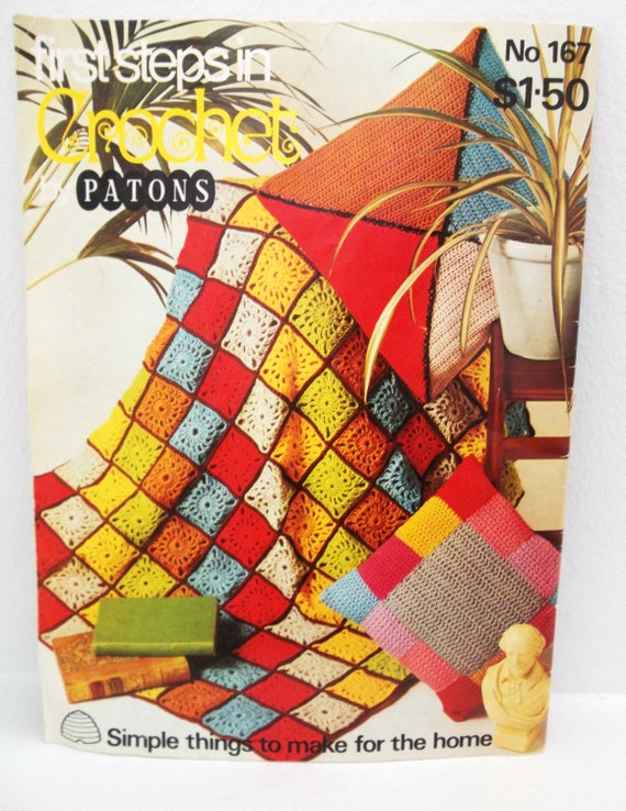 Items similar to Vintage Crochet Patterns Booklet First Steps in