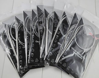 11 piece set circular knitting needles